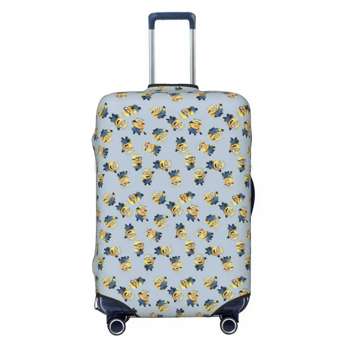 

Custom Cute Yellow Man Luggage Cover Protector Dust Proof Travel Suitcase Covers