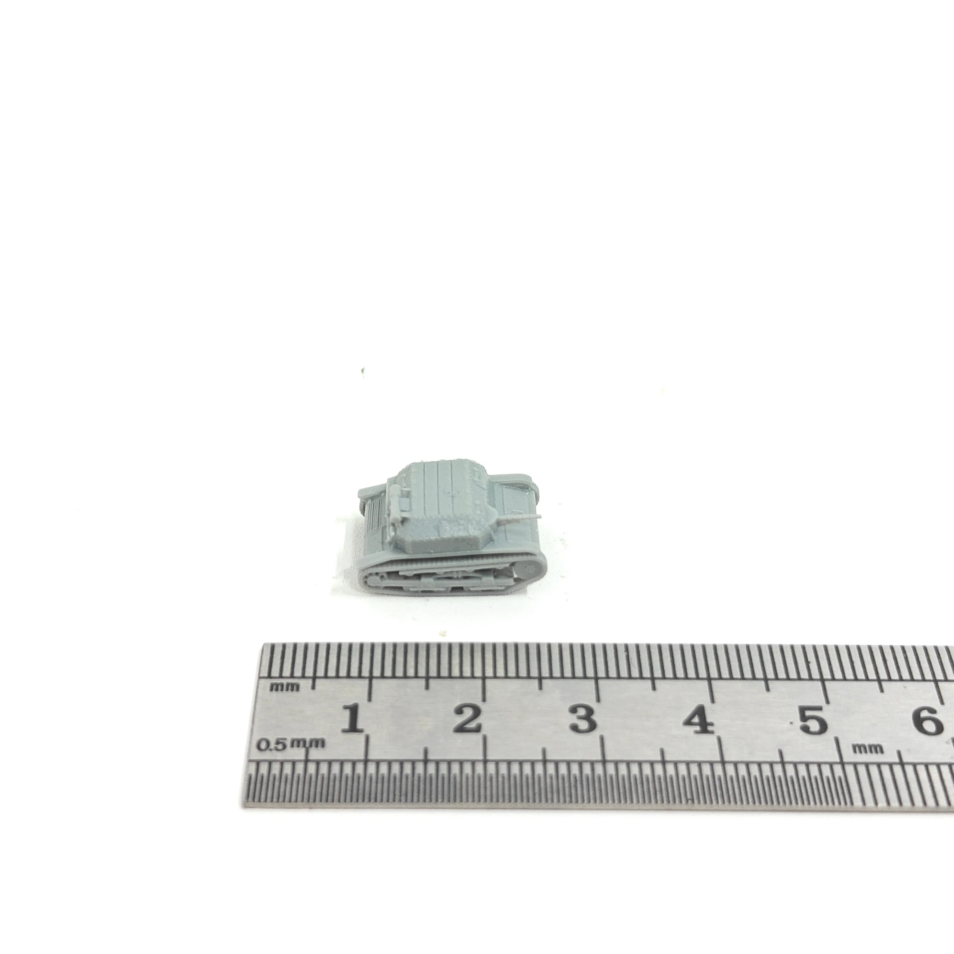 WWII Polish Army TK-3 Tankette,3D Printed,1/144 Scale Mini Tank Model,Resin,Paintable view 2