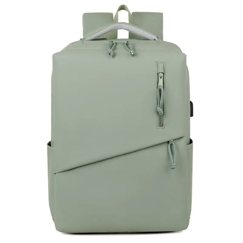 New Simple Business Men's Backpack Large Capacity Student Computer Bag Leisure Travel Bag Five-dimensional Airbag Backpack