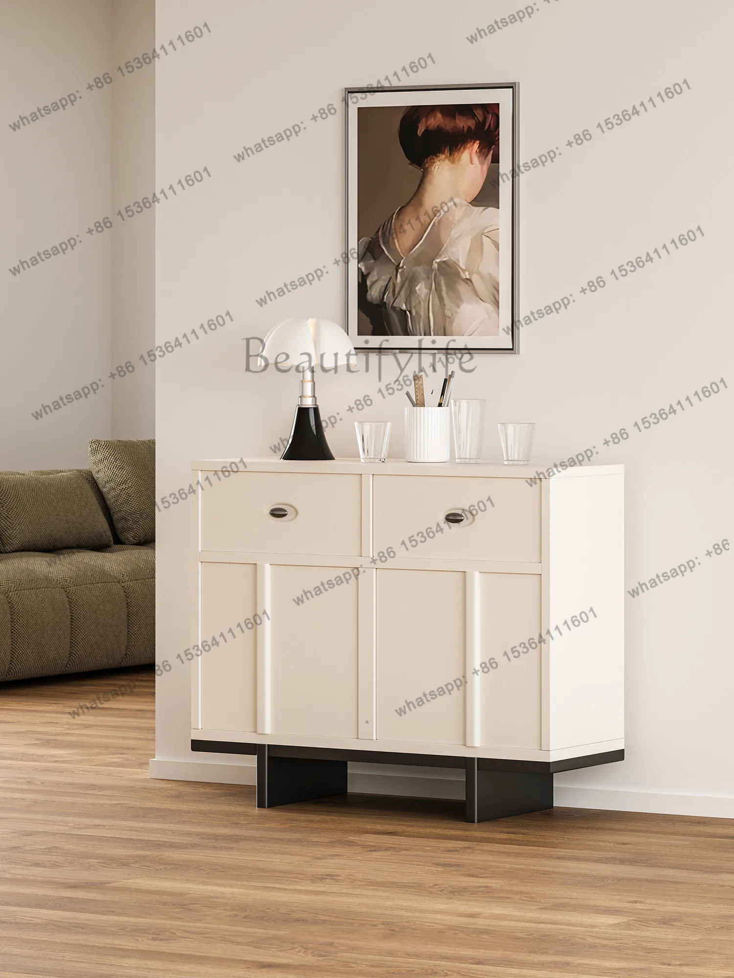 

Комод-тумба во французском стиле для спальни, простой современный шкаф для прихожей