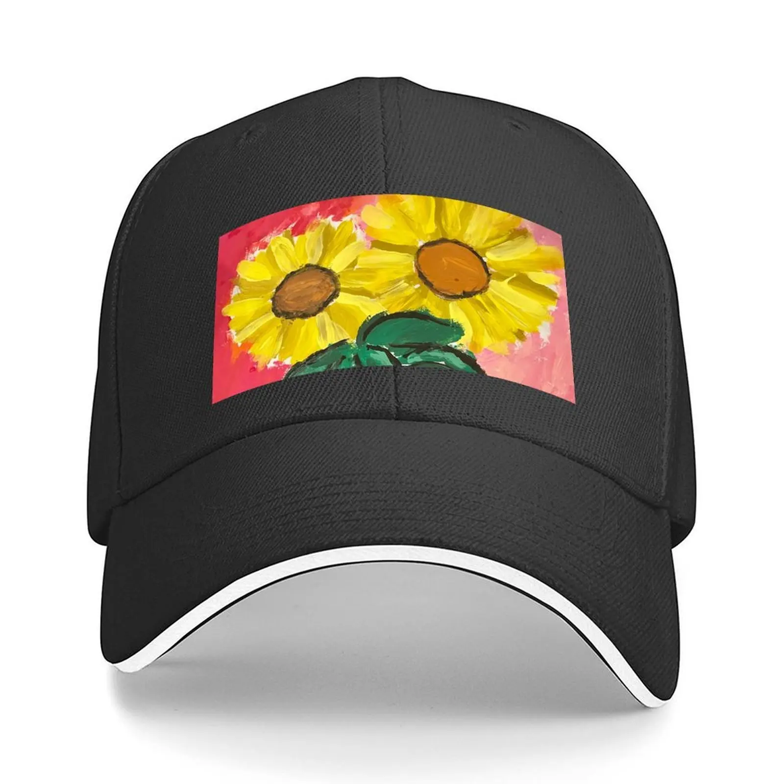 

Yellow Petals Baseball Cap Golf Cap fishing caps man Dropshipping Hip Hop Caps Women Men's