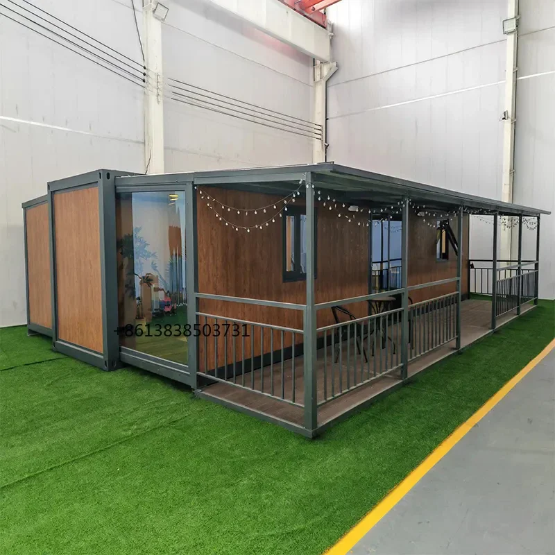 Container House Garden Back Yard 2 3 Bedrooms Modular Expansion Prefabricated Container House 20ft 40ft Expandable Modular Home