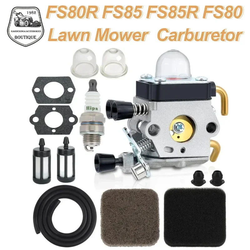 

FS80R Carburetor FS85 FS85R FS80 FS72 FS74 FS75 FS76 FS85RX HS72 HS74 HS75 HS76 HS85 HL75 FH75 FC75 FC85 Lawn Mower Carburetor