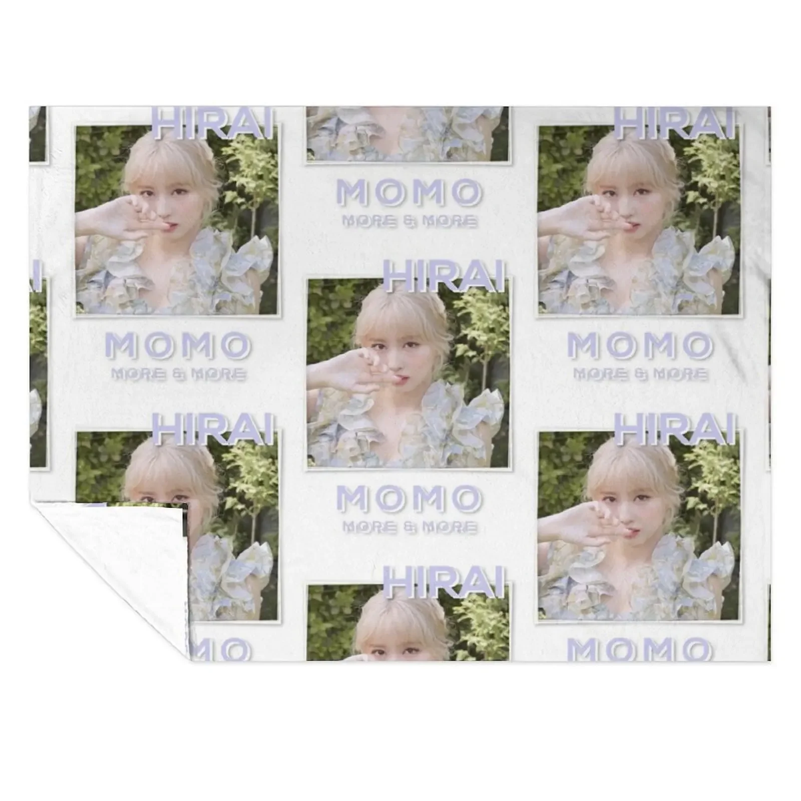 

Twice - Momo Throw Blanket Baby Multi-Purpose Decorative Throw Travel Blankets
