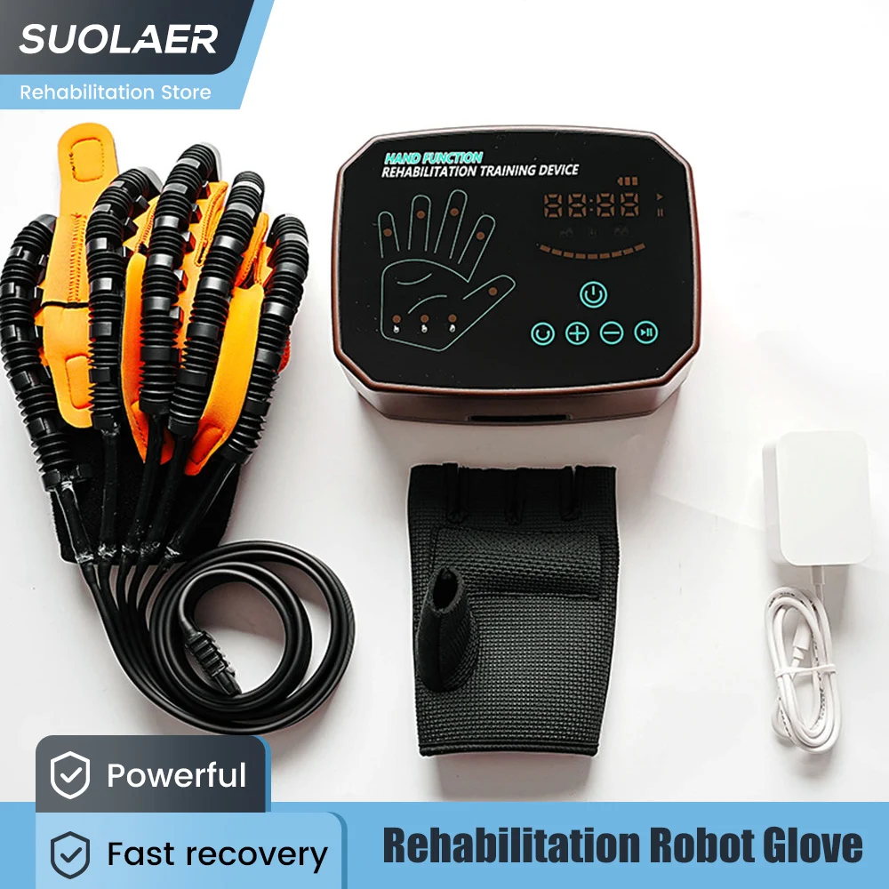 

Rehabilitation Robot Gloves Hemiplegia Equipment Stroke Recovery Glove Cerebral Infarction Training Hand Device Finger Exerciser