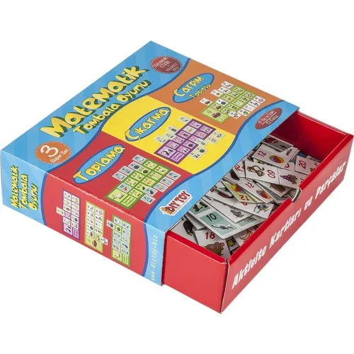 Diytoy 9239 Math Bingo Educatief Spel Set. Math Is Nooit Dit Plezier.