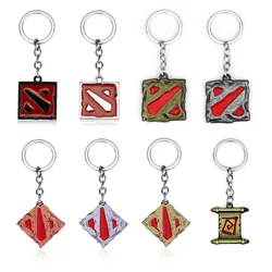 Hot Game Dota2 Keychain Butcher Pudge Hook Butterfly Sword Vanguard TALISMAN OF EVASION Key Chain