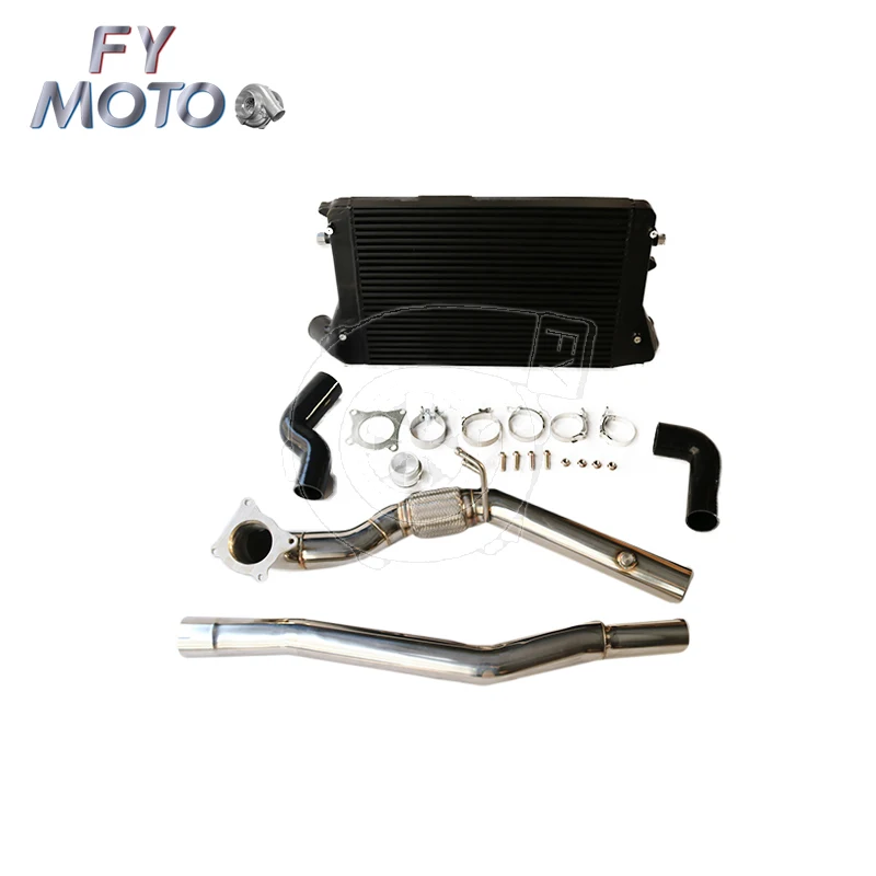 

Intercooler Kits+downpipe For Audi A3 & S3 Quattro Golf 6R Downpipe 2.0 TFSI Quattro