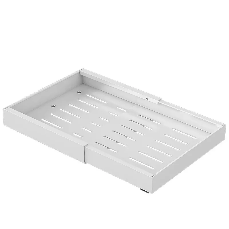 Expandable kitchen slide out sliding drawer pull out shelf