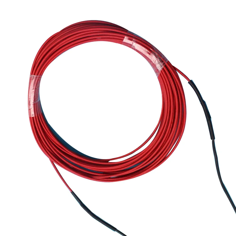 

15M Underfloorr Heating Carbon Fiber Heating Cable 12k 100W Insulation Board Tatami Electri silicone Heating Line