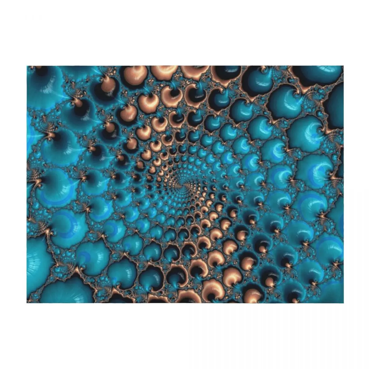 

Teal Circles Throw Blanket Winter beds Bed Decorative Sofa Sofa Quilt Blankets