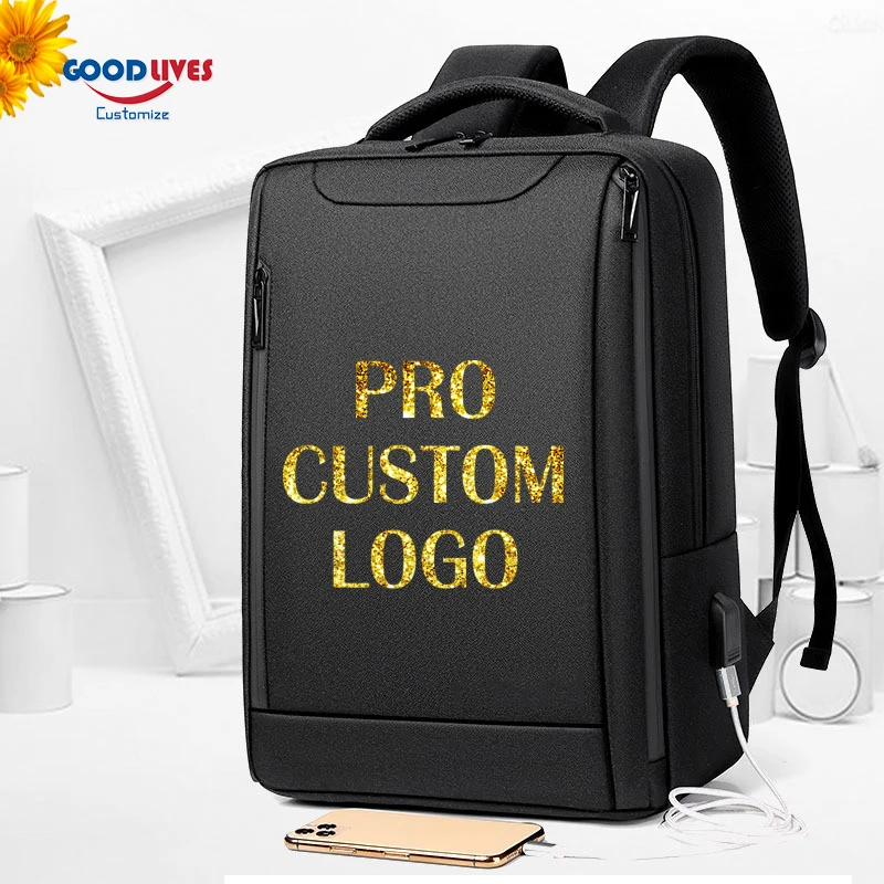 2022 New Business Office Backpack Men Fashion Causal Waterproof Laptop Rucksack Bags for Male Pro Custom Logo ビジネス　リュック