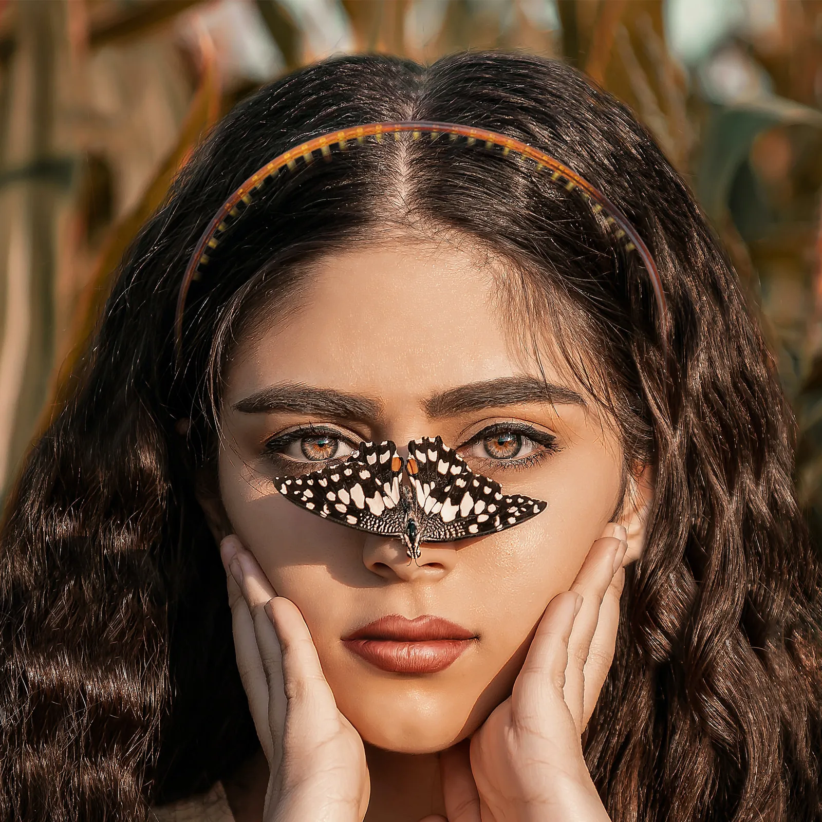 

2Pcs Anti-Slip Hairband Elegant Toothed Headband Chic Hair Hoop Daily Party Headdress for Women Women Headband