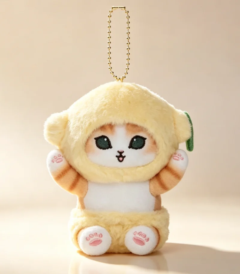 New Spot Cute Cartoon Girl Heart Shark Cat Costume Fruit Plush Toy Doll Cartoon Doll Bag Ornaments Holiday Gifts And Souvenirs.