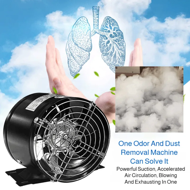 

6/10 дюймов мощный вытяжной вентилятор для кухонной трубы, многофункциональный вытяжной вентилятор, воздуховод, бесшумный вентилятор, вытяжной вентилятор для ванной комнаты