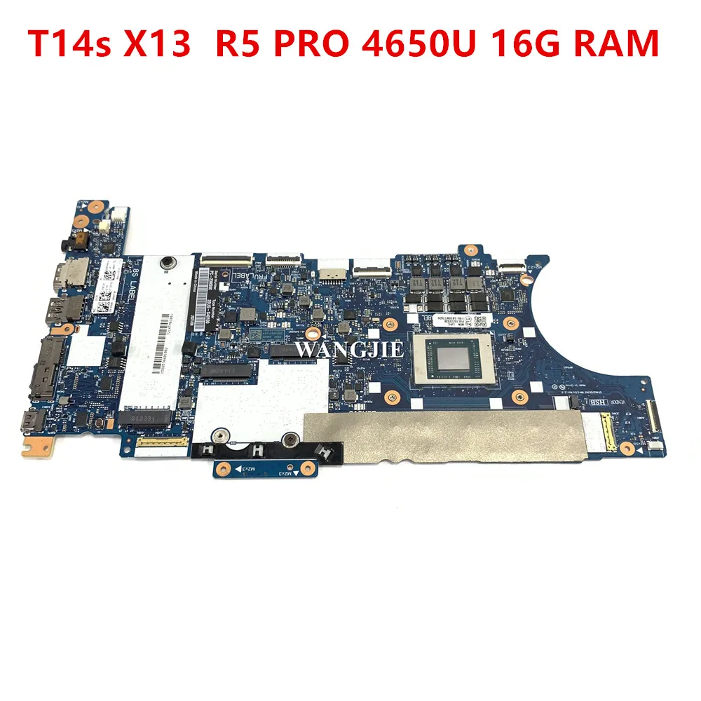 GT4A5 GX3A5 NM-C791 For Lenovo For ThinkPad T14S  X13 Laptop Motherboard 5B20W77639 R5 PRO 4650U 16G RAM 100% Working