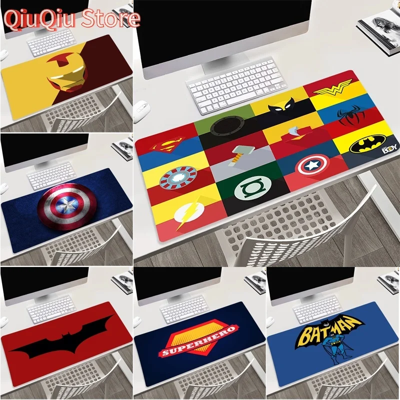 

Marvel Mouse Pad Spider Man, Iron Man, Batman Keyboard Pad Office Desk Pad Gaming Accessories PC Laptop Gaming Mouse Pad Anti-Sl