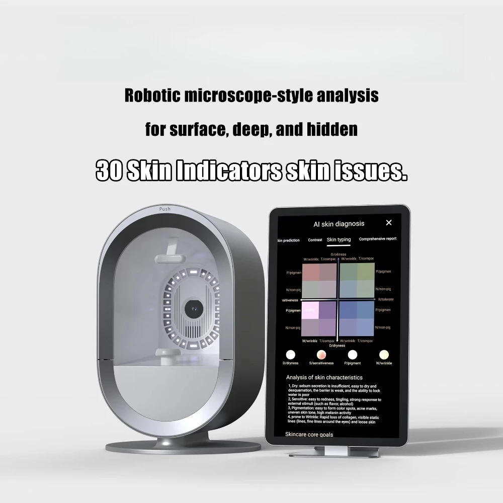 Professional  Facial Skin Scanner with AI Technology for Comprehensive Skin Care and 3D Facial Skin Analyzer