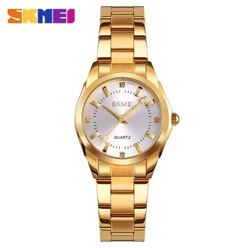 Skmei Japan Movement Luxury Quartz Watches for Women Thin Ladies Watches Ladies Reloj Mujer Fashion Simple Quartz Women Watch 1620