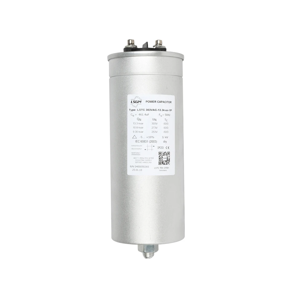 Power Factor Correction Capacitor 10 Kvar Single Phase Capacitor Power Capacitors