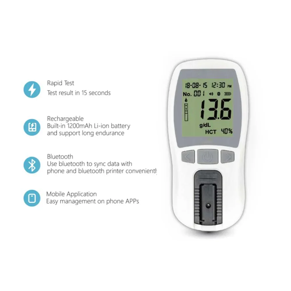 

MY-B034A-H POCT Portable Handle hemoglobinometer analyzer hemoglobin meter test equipment