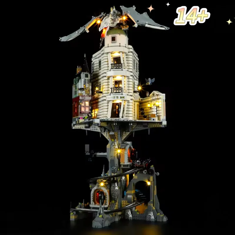Home Decor 4803PCS Gringotts Wizarding Bank Warner Bros Compatible with Building Blocks Model Bricks for Birthday Festive Gifts image 3