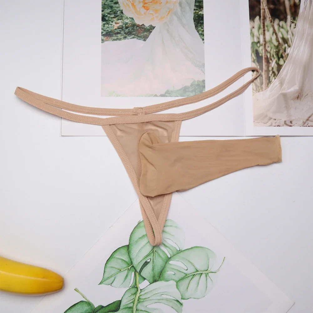 Sexy Thongs G String New Men's Elephant Nose Sheath G String Jockstrap Briefs T Back Underwear in Vibrant Colors