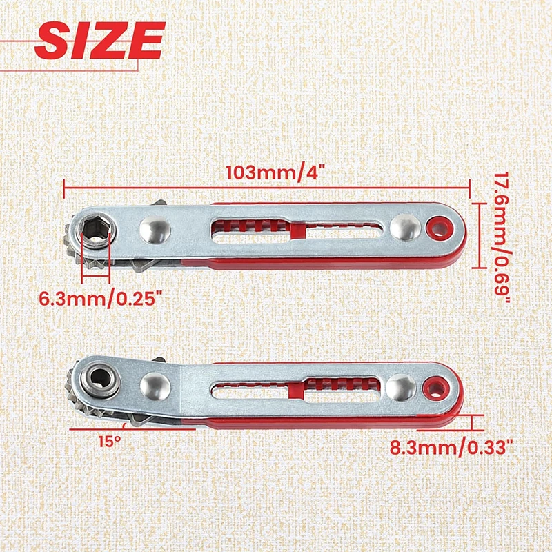 Multifunctional Bidirectional Forward and Reverse Ratchet Screwdriver Elbow Flat Head Wrench Cross Screwdriver Slotted Tool
