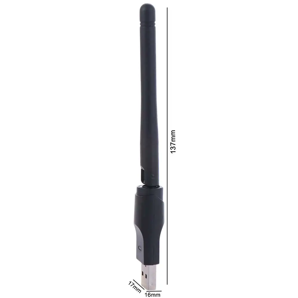 Wi-fi Dongle 150Mbps MT7601 Network Card MT7601/8188 2.4GHz 150Mbps USB Wifi Adapter Antenna Freely-rotating Wifi Receiver