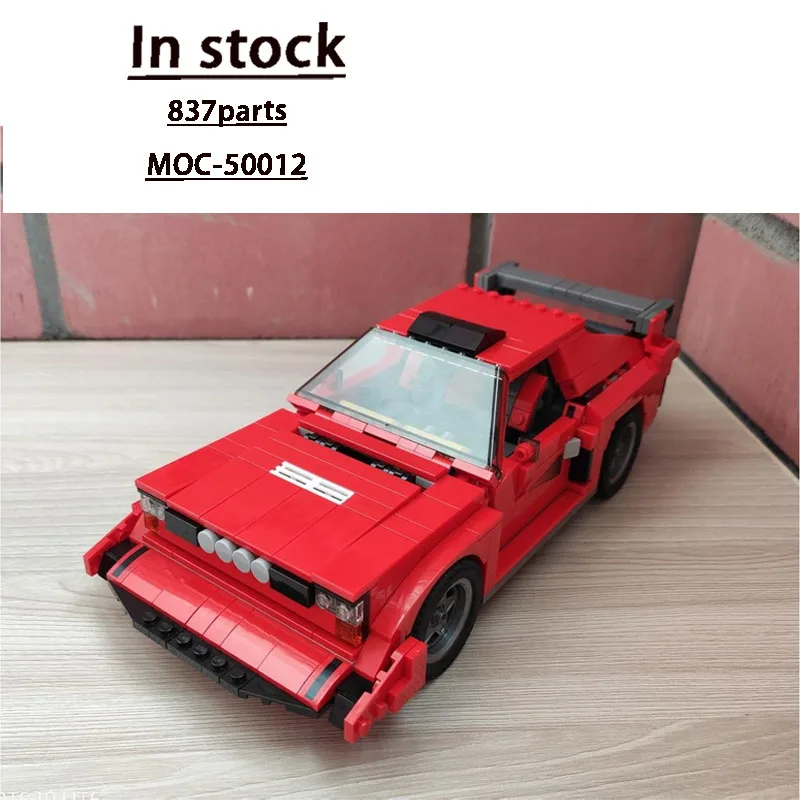 

MOC-50012 Red Classic Supercar Racing Blocks Model 837 PartsMOC Creative Boys Kids Birthday Building Blocks Toy Gifts