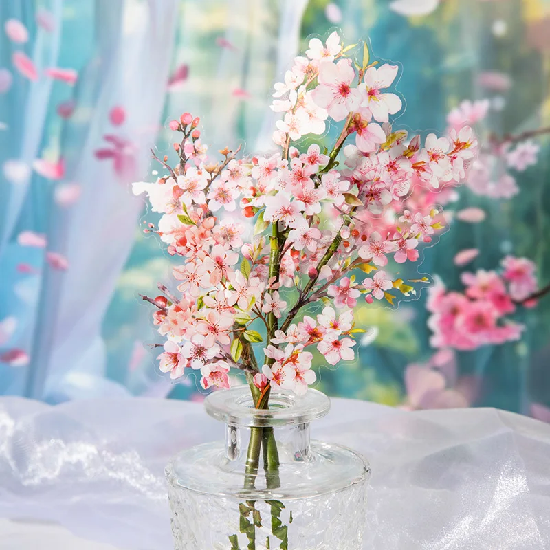 30 stücke/1 los Kawaii Schreibwaren Aufkleber Rosa Garten Junk Journal Tagebuch Dekorative Mobile Aufkleber Scrapbooking DIY