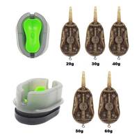 1Set/4Pcs Bait Holder Bait Holder Tool Set Series Carp Fishing Feeder Mould Carp Baiting Tool Quick Release Molds Fishing Tools