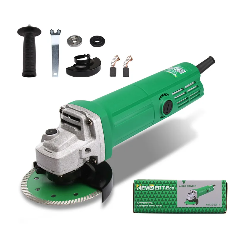 

Electric Angle Grinder 850W, Metal Cutting and Grinding Machine, Model 100, Portable Grinder, Electric Cutting Tools