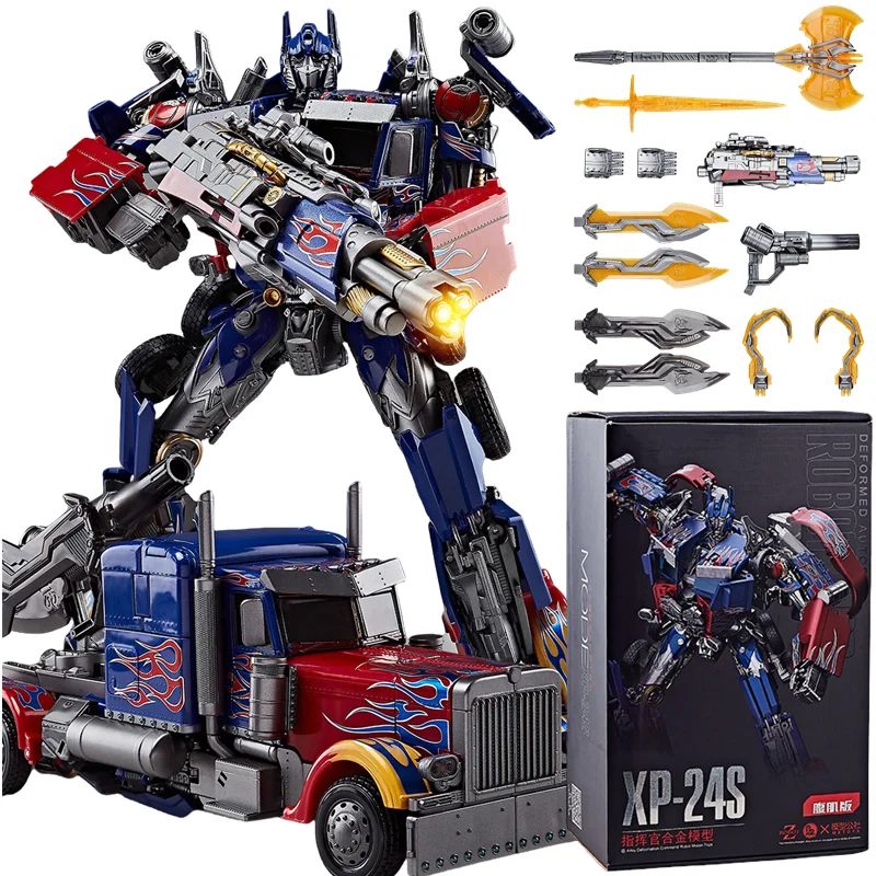30CM Transformation Optimus Prime XP24 Accessory Pack Deluxe Edition Deformation Autobots Toy Alloy Star Commander Action Figure