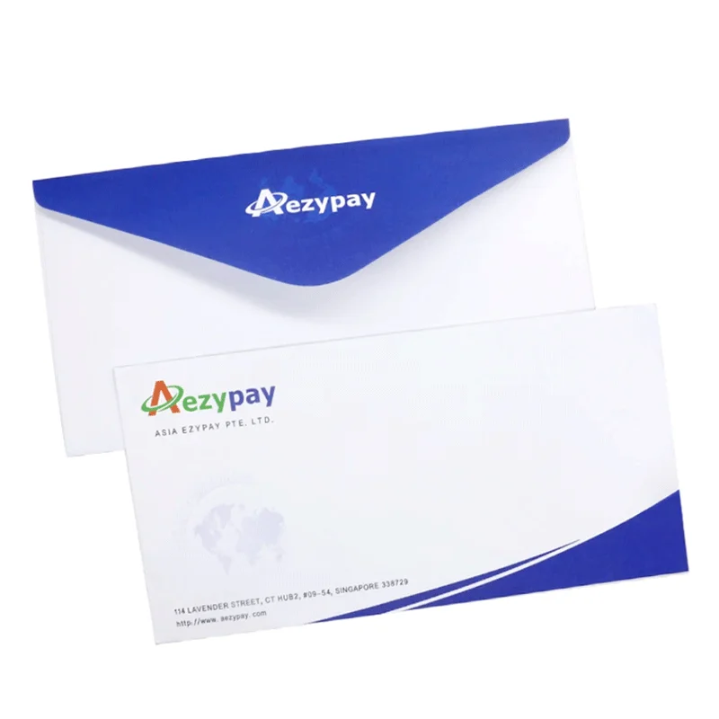 Imagem -05 - Logotipo Personalizado Impressão Business Envelopes