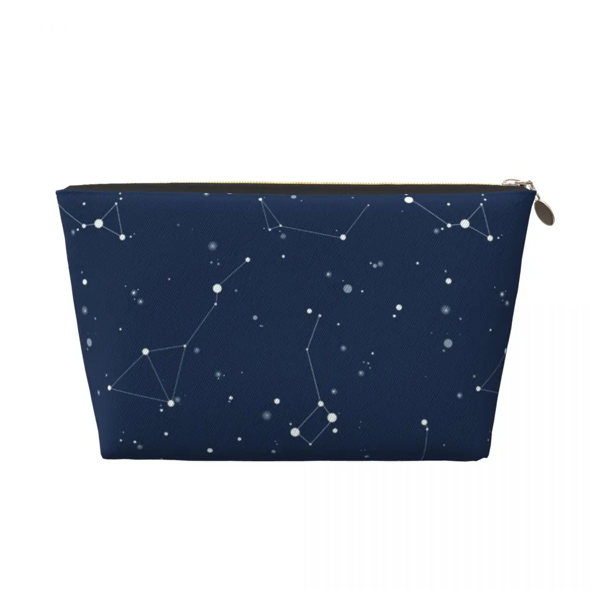 Custom Navy Night Sky Travel Cosmetic Bag for Women Space Galaxy Toiletry Makeup Organizer Ladies Beauty Storage Dopp Kit