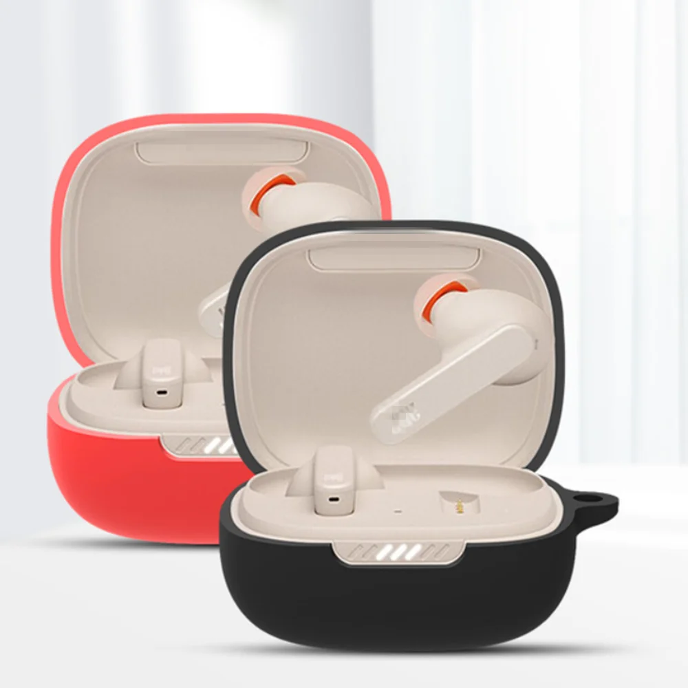 For JBL LIVE PRO+/JBL Live Pro 2 TWS/Live Pro Plus Case Solid Color Earphone Cover Fundas Shell Soft Shockproof Silicone