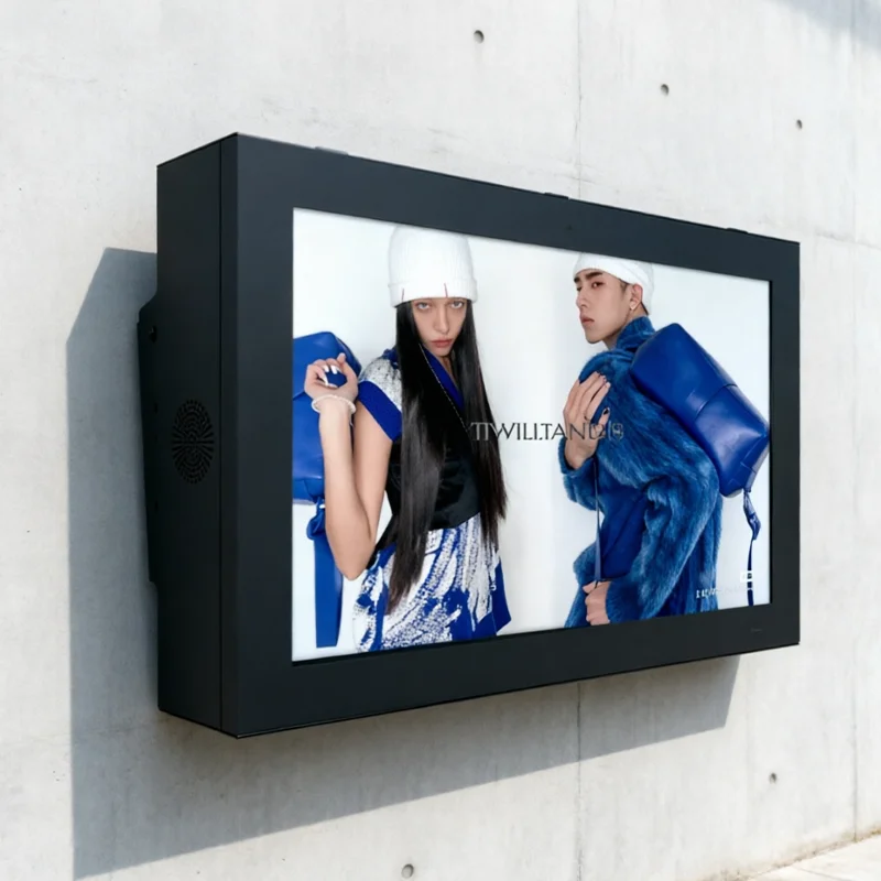 Interactive Outdoor Wall-mounted LCD Touchscreen Digital Signage Screen Commercial Advertising Display Elevator Wayfinding