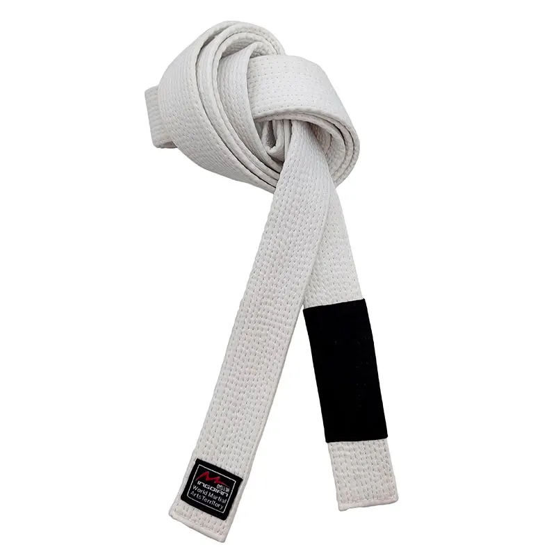 BJJ white adult belts width 4.5cm Brazilian Jiu-Jitsu system levels hard high quality belt braided belt custom embroidered name