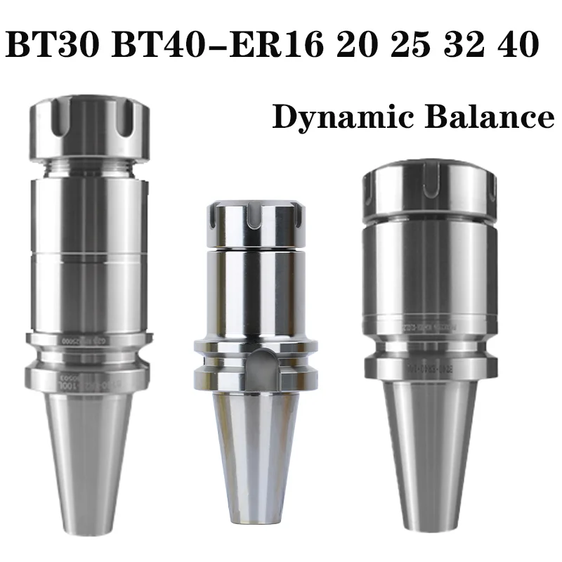 

Precision 0.003 BT ER BT30 BT40 ER16 ER20 ER25 ER32 ER40 CNC Machining Center Spindle Tool Holder Dynamic Balance Tool Holder