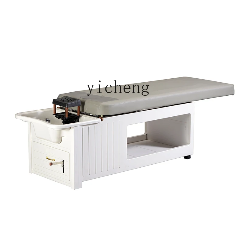 

Zz multi-functional push-pull head treatment shampoo bed water circulation fumigation water heater head spa beauty bed