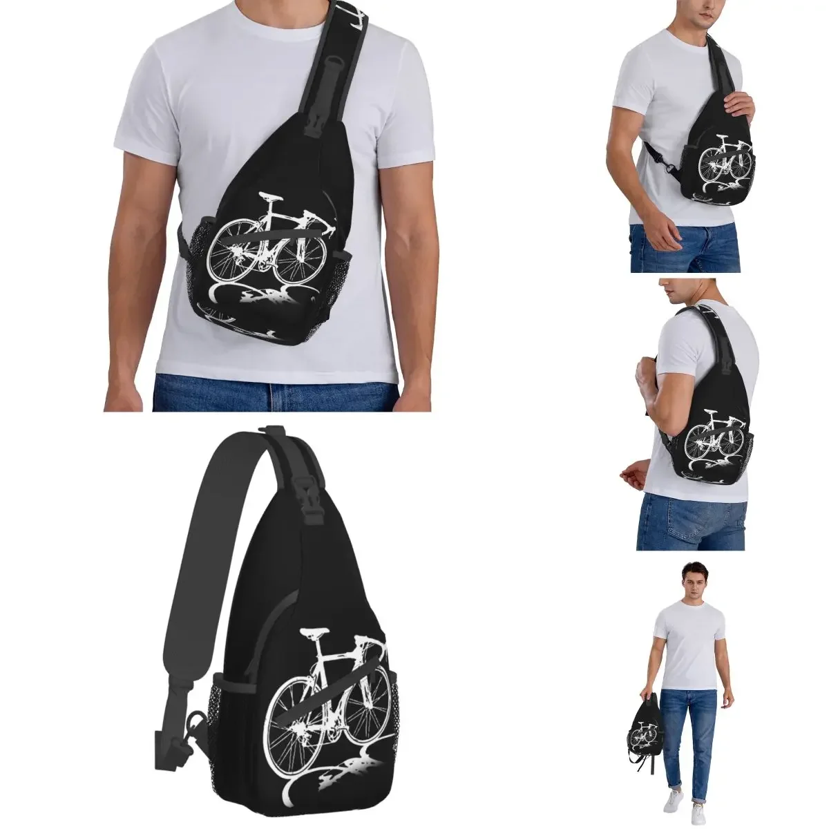 ZannoX-bandolera pequeña para ciclista, bolso de pecho, mochila de hombro para ciclistas, mochila de día, bolsa de viaje para senderismo