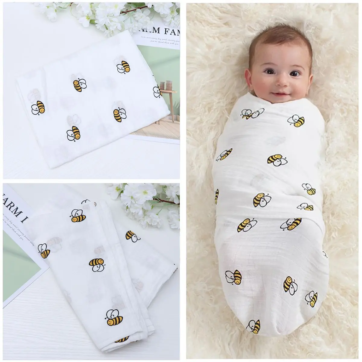 

Infant Towel Infant Blanket Baby Cotton Towel Baby Blanket Swaddle Blankets Baby Swaddle