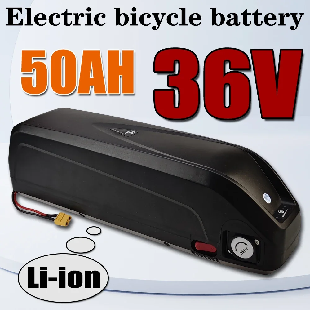 

36V 50Ah For Hailong bike Battery with BMS Powerful 18650 Lithium Battery Pack