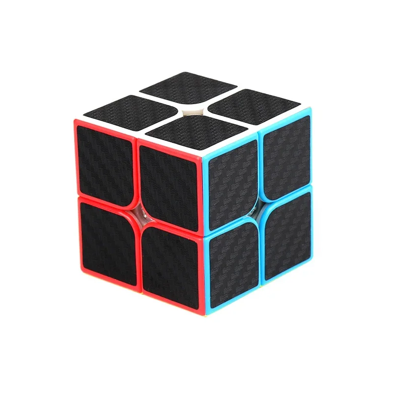 Mo Yu Cube Carbon Fiber Stickers Magic Cube 2x2 3x3 4x4 5x5 Twist Pyramid Mirror Speed Cubo Magico Puzzle Crazy Toys  Educ Toy
