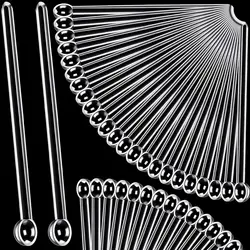 200Pcs Mini Measuring Spoons 0.15ml Micro Powder Scoop for Sugar Cosmetics Coffee Milk Glitter Measurement Tools Supplies