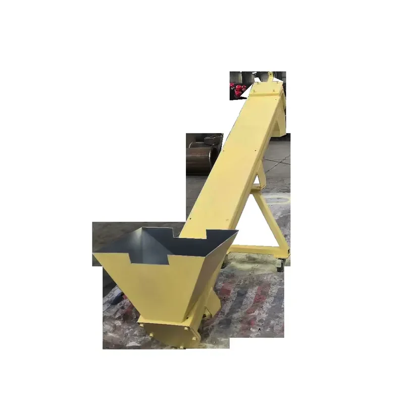 Inclined Transport Auger Screw Conveyor for Shavings and Wood Chips