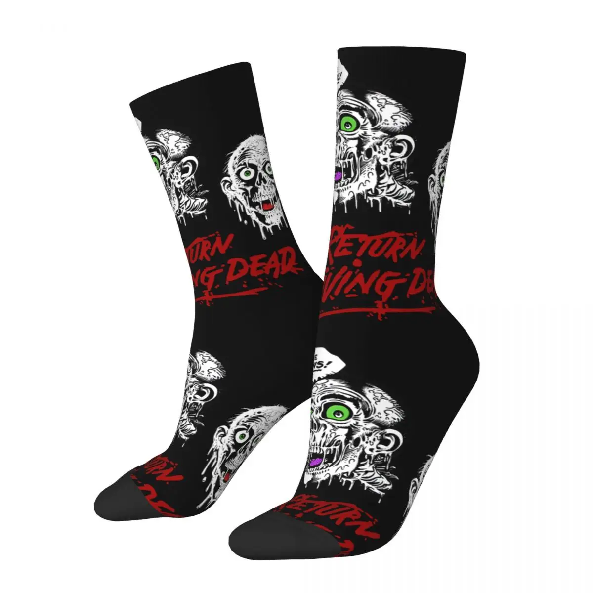 Retro Talking Men's compression Socks Unisex R-Return Of The Living Dead Street Style Pattern Printed Novelty Crew Sock