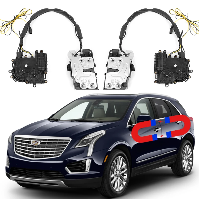 For Cadillac XT5 Electric suction door refitted automatic locks Car Intelligence Soft Close accessory tools Electronic lock