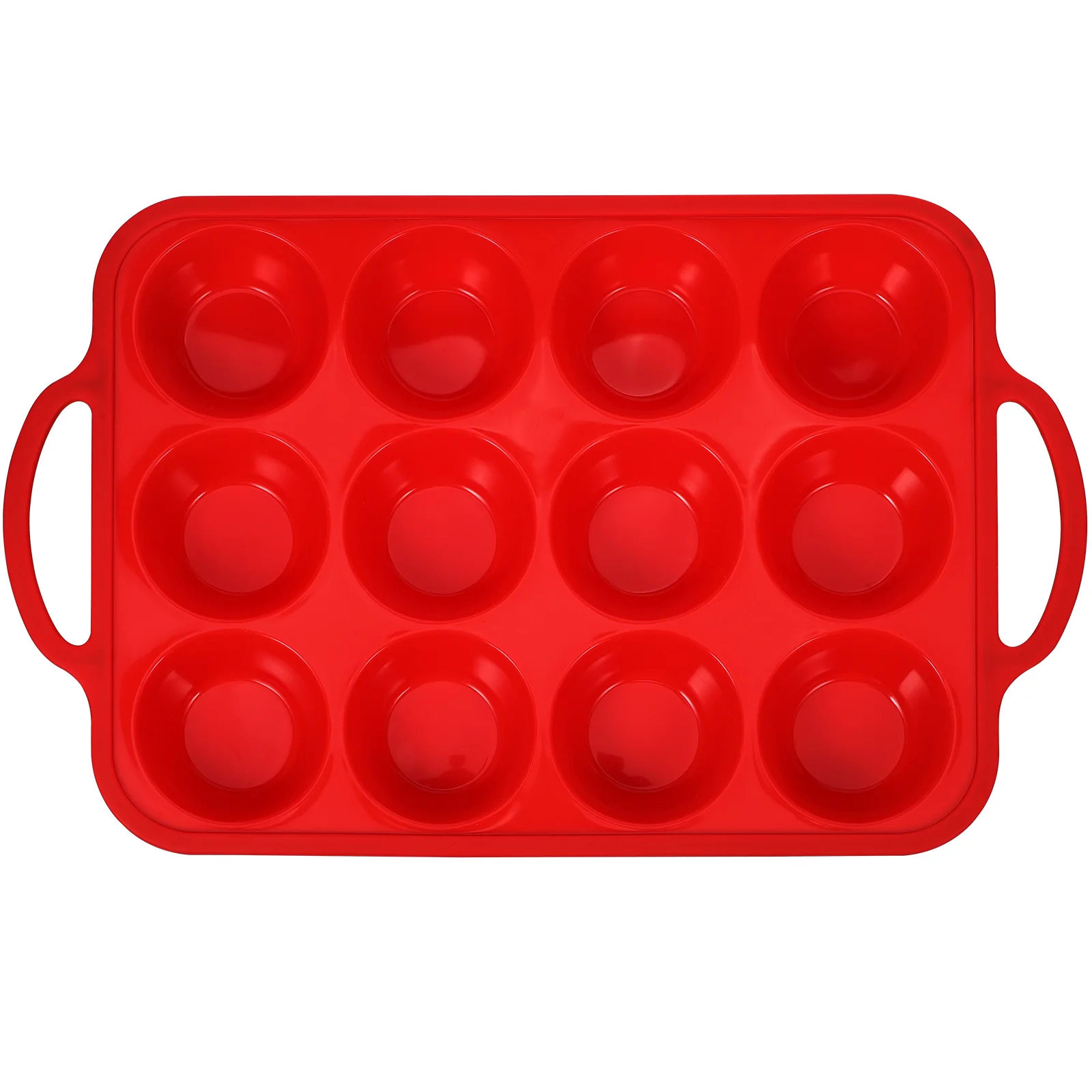 

12 Circular Baking Molds Non Stick Silicone Egg Tart Molds For Baking Tart Pans Round Mini Mold Kitchen Supplies
